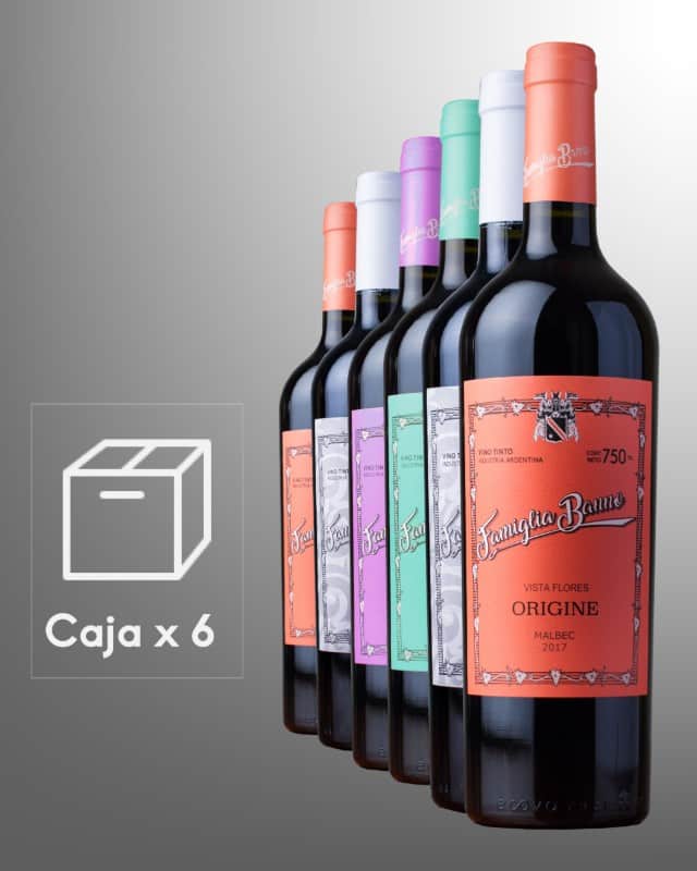 Caja de vinos tintos